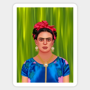 Modern frida kahlo Sticker